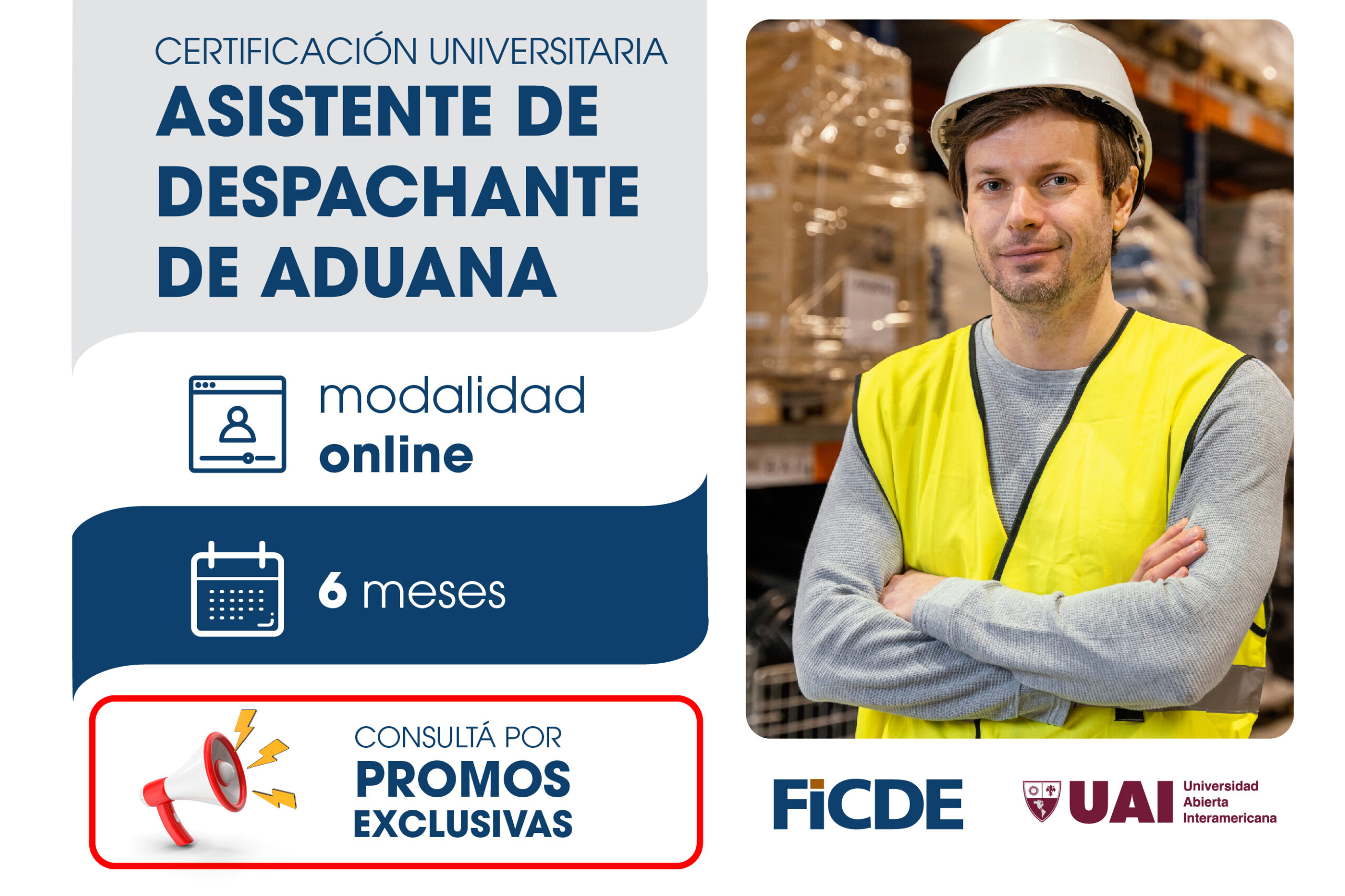 Certificación Universitaria en Despachante de Aduana – Online