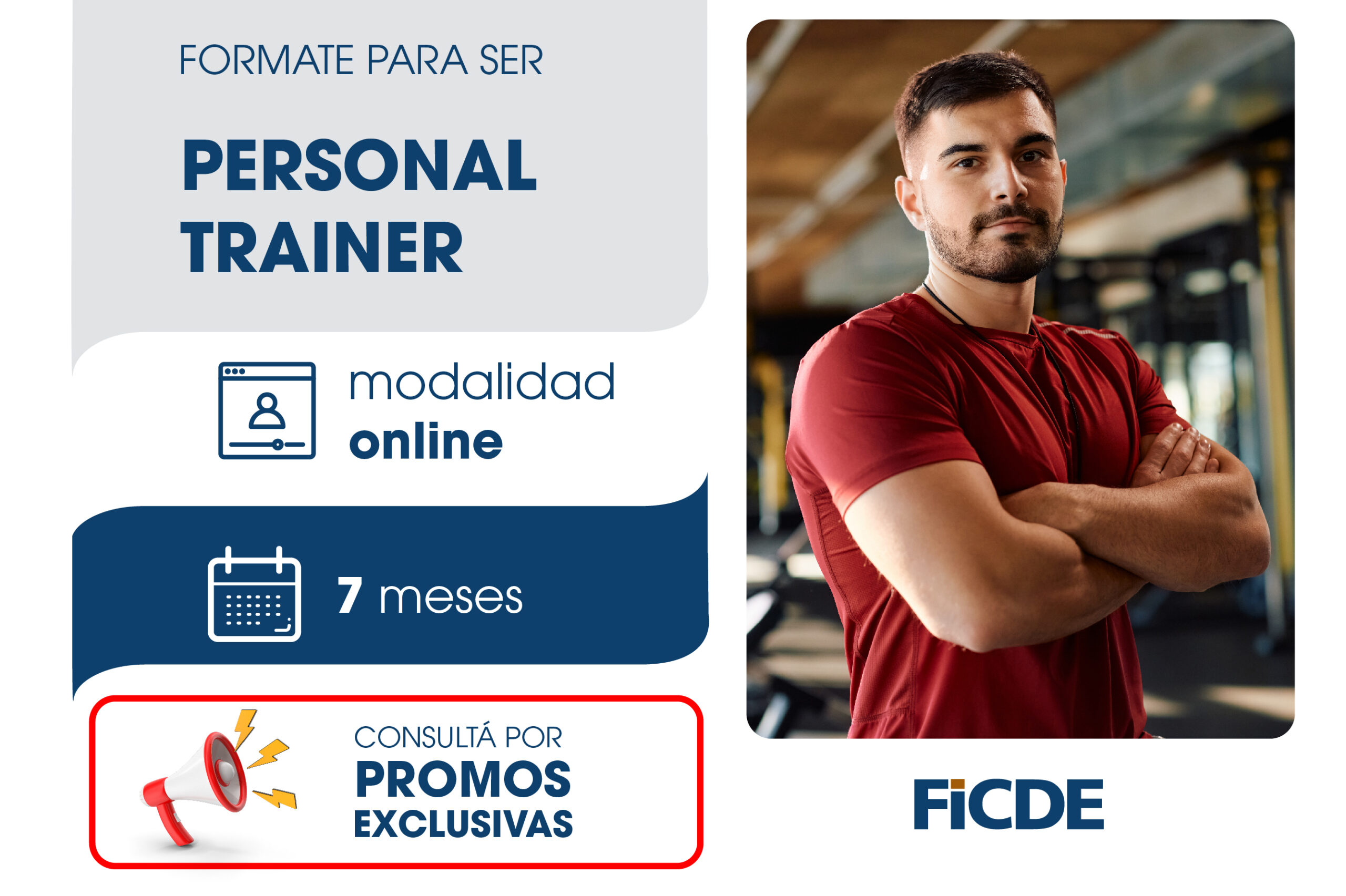 Formate para ser Personal Trainer – Online