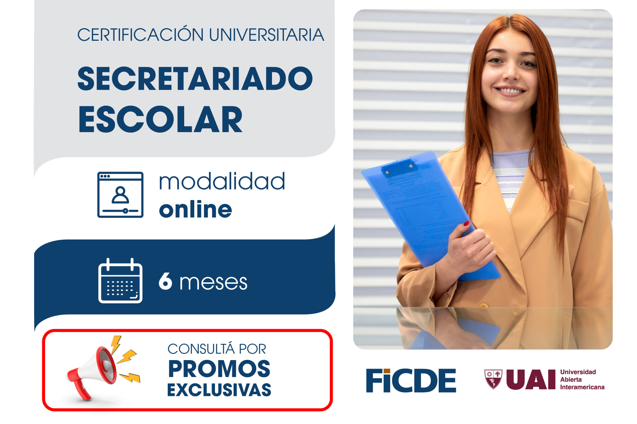 Certificación Universitaria en Secretariado Escolar – Online