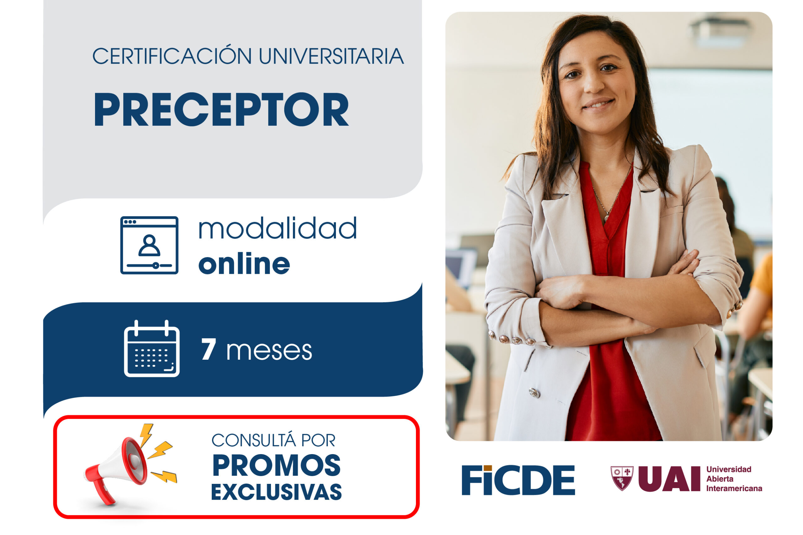 Certificación Universitaria en Preceptor – Online