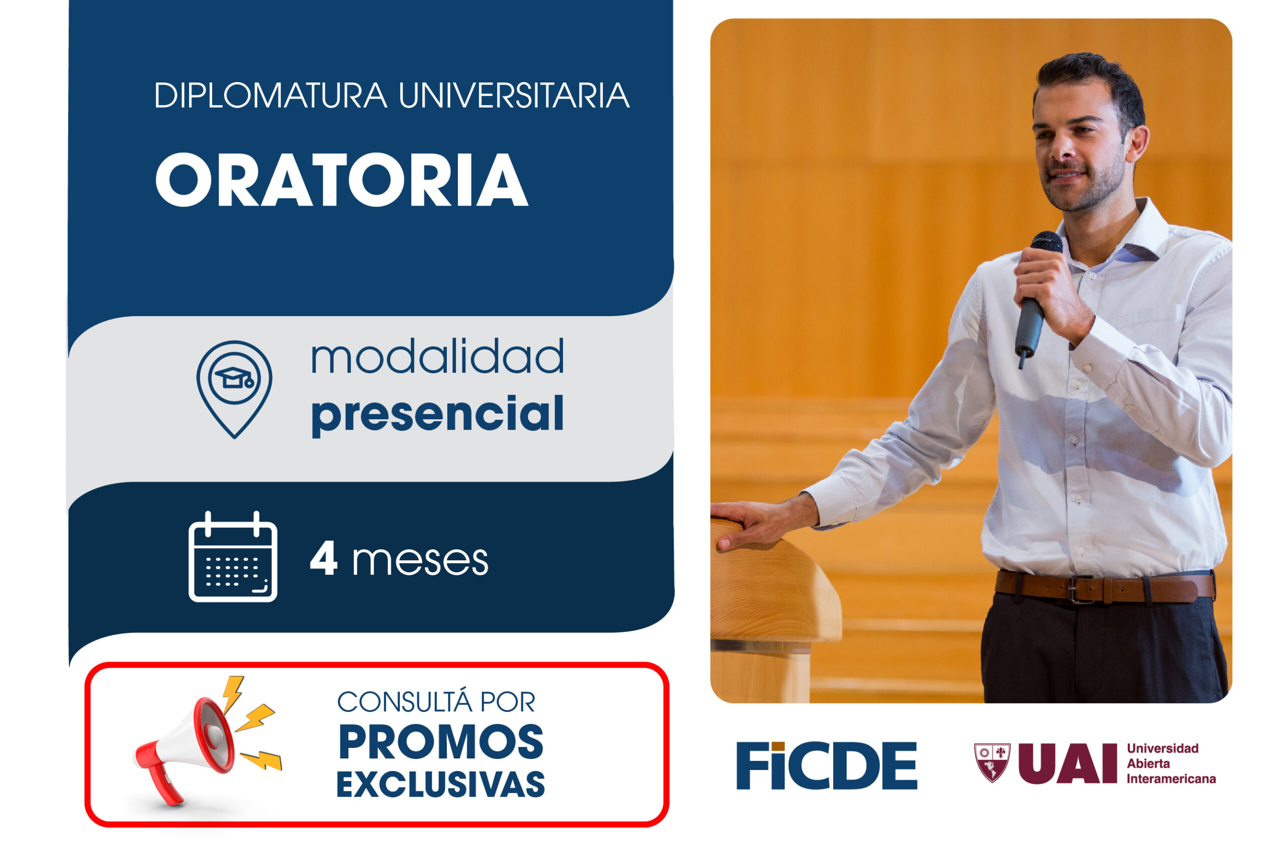 Diplomatura Universitaria en Oratoria – Presencial