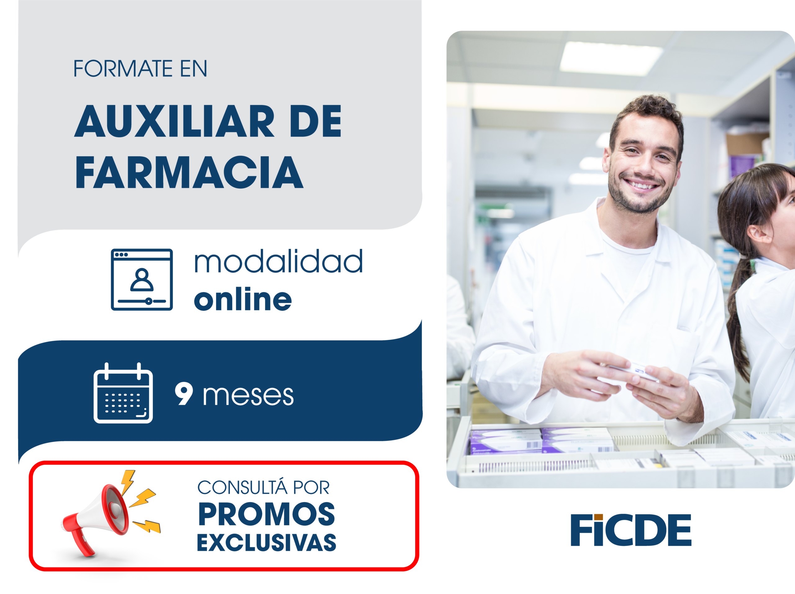 Certificación Universitaria en Auxiliar de Farmacia – Online