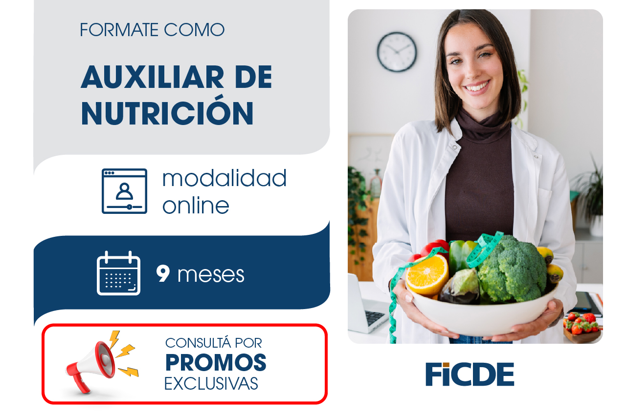 Formate como Auxiliar de Nutrición – Online