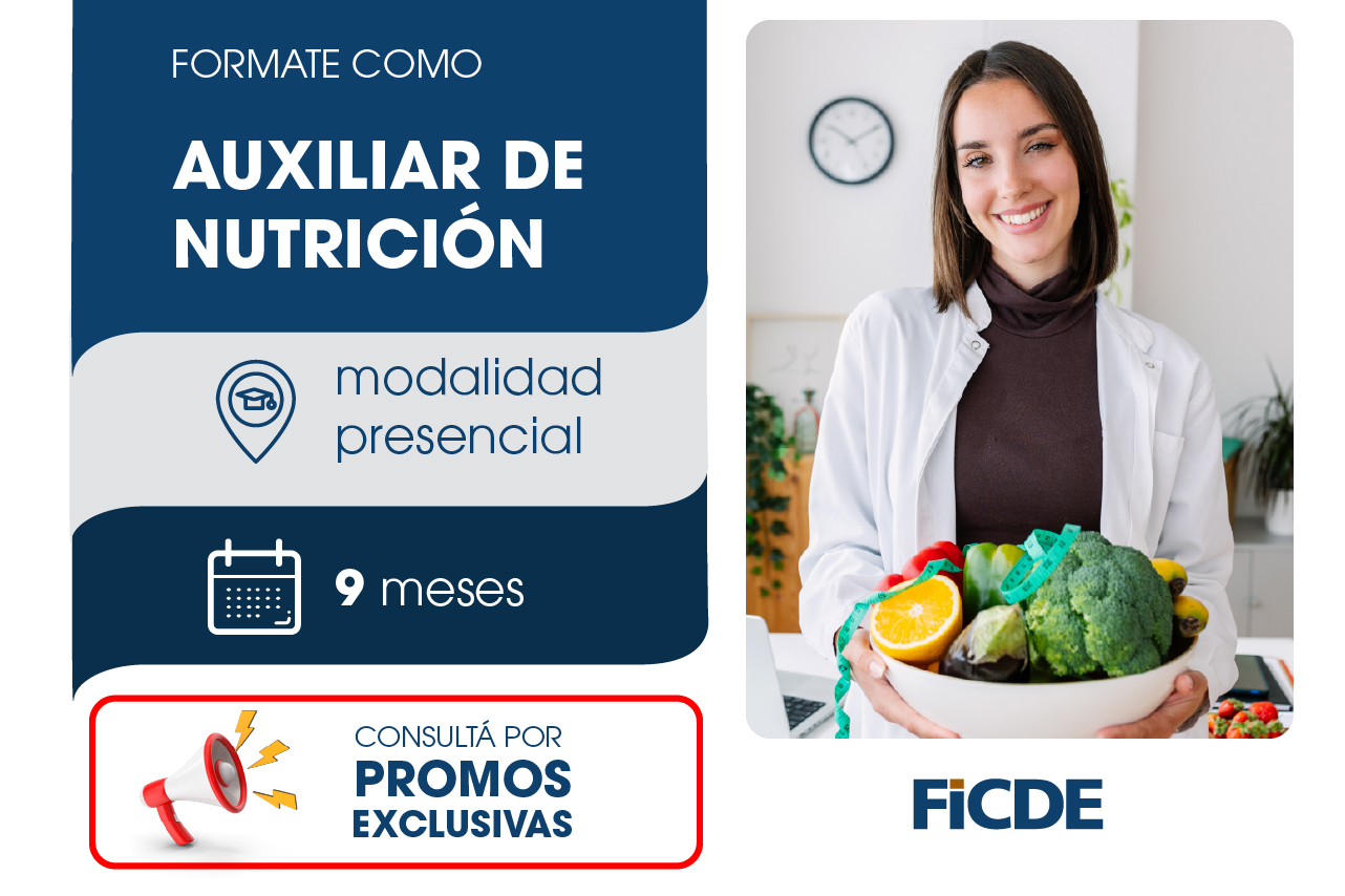 Formate como Auxiliar de Nutrición – Presencial