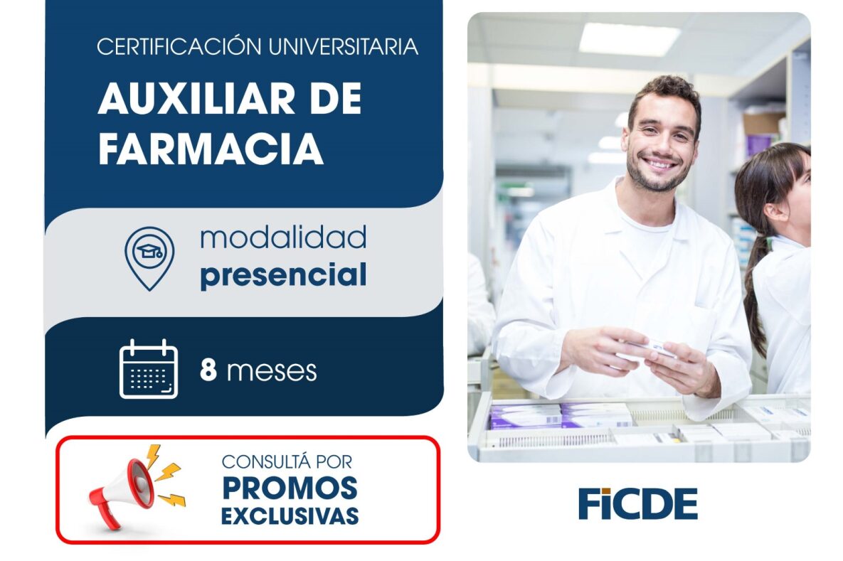 Certificación Universitaria en Auxiliar de Farmacia – Presencial
