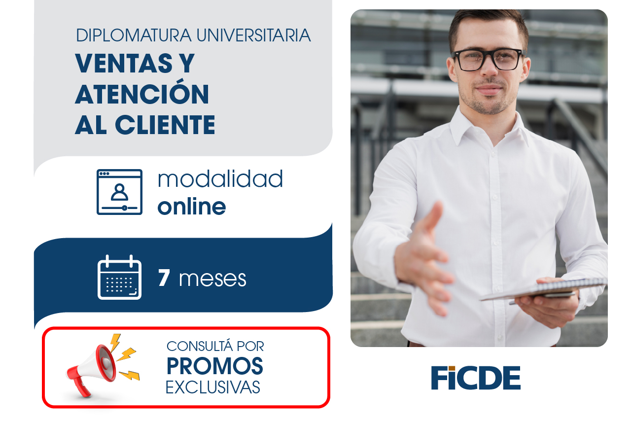 Diplomatura Universitaria en Ventas y Atención al Cliente – Online