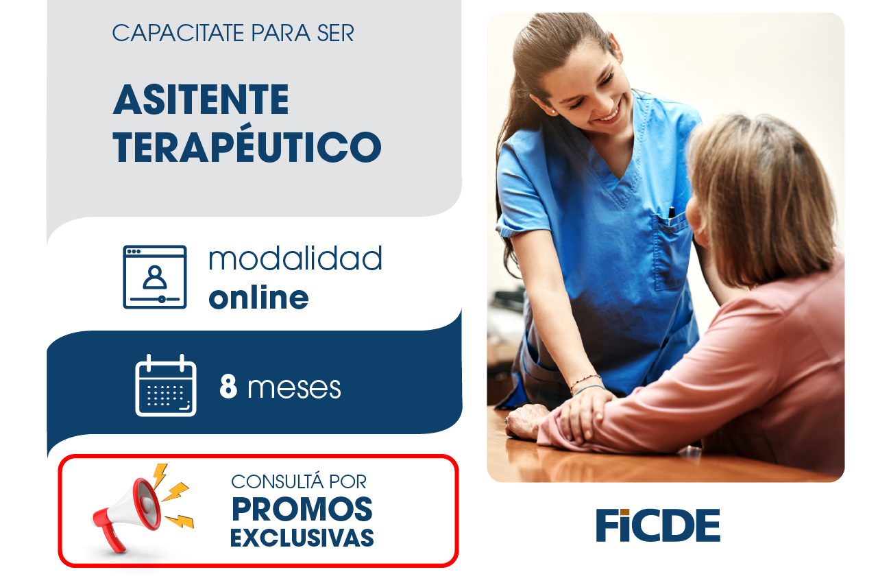 Capacitate para ser Asistente en Procesos Terapéuticos y Cuidados Especializados  – Online