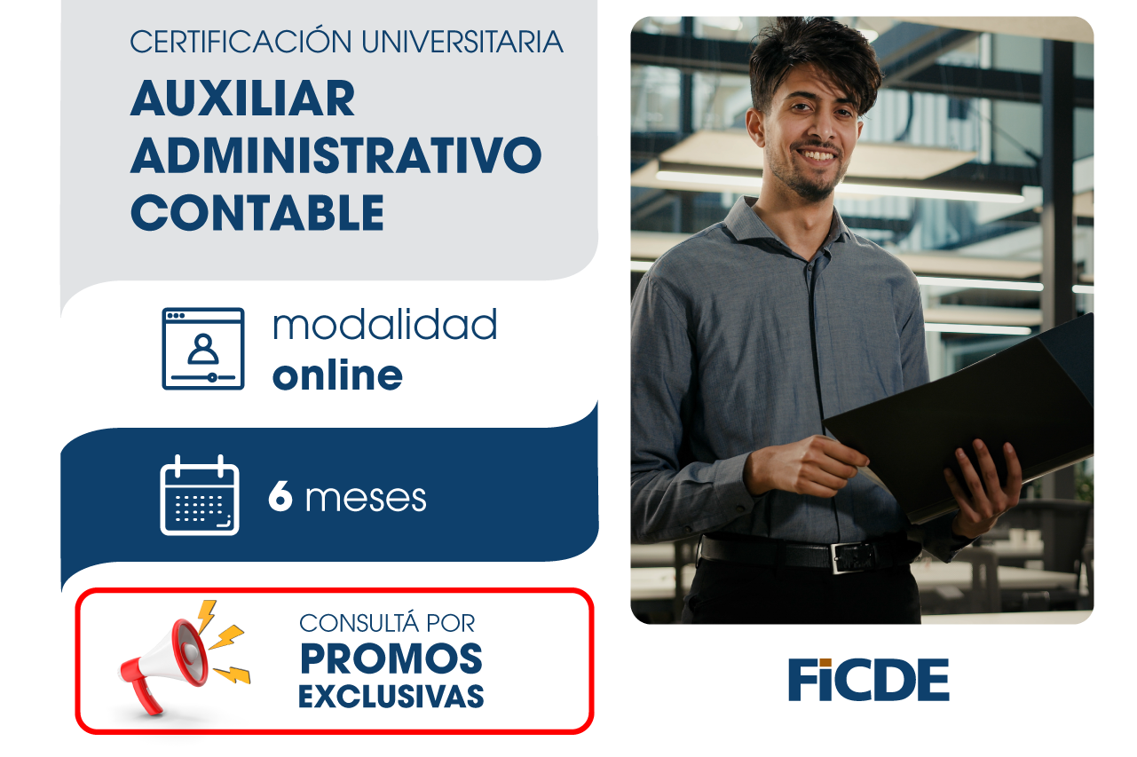 Certificación Universitaria en Auxiliar Contable – Online