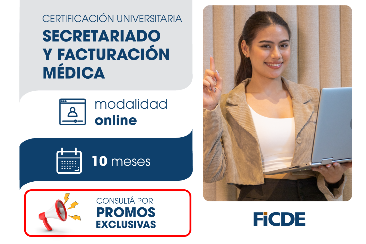 Certificación Universitaria en Secretariado y Facturación Médica – Online