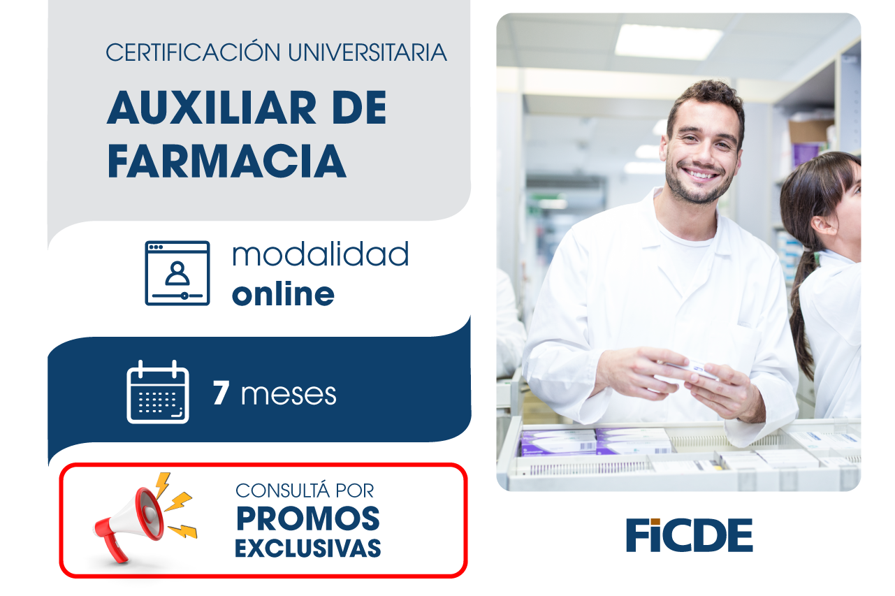 Certificación Universitaria en Auxiliar de Farmacia – Online