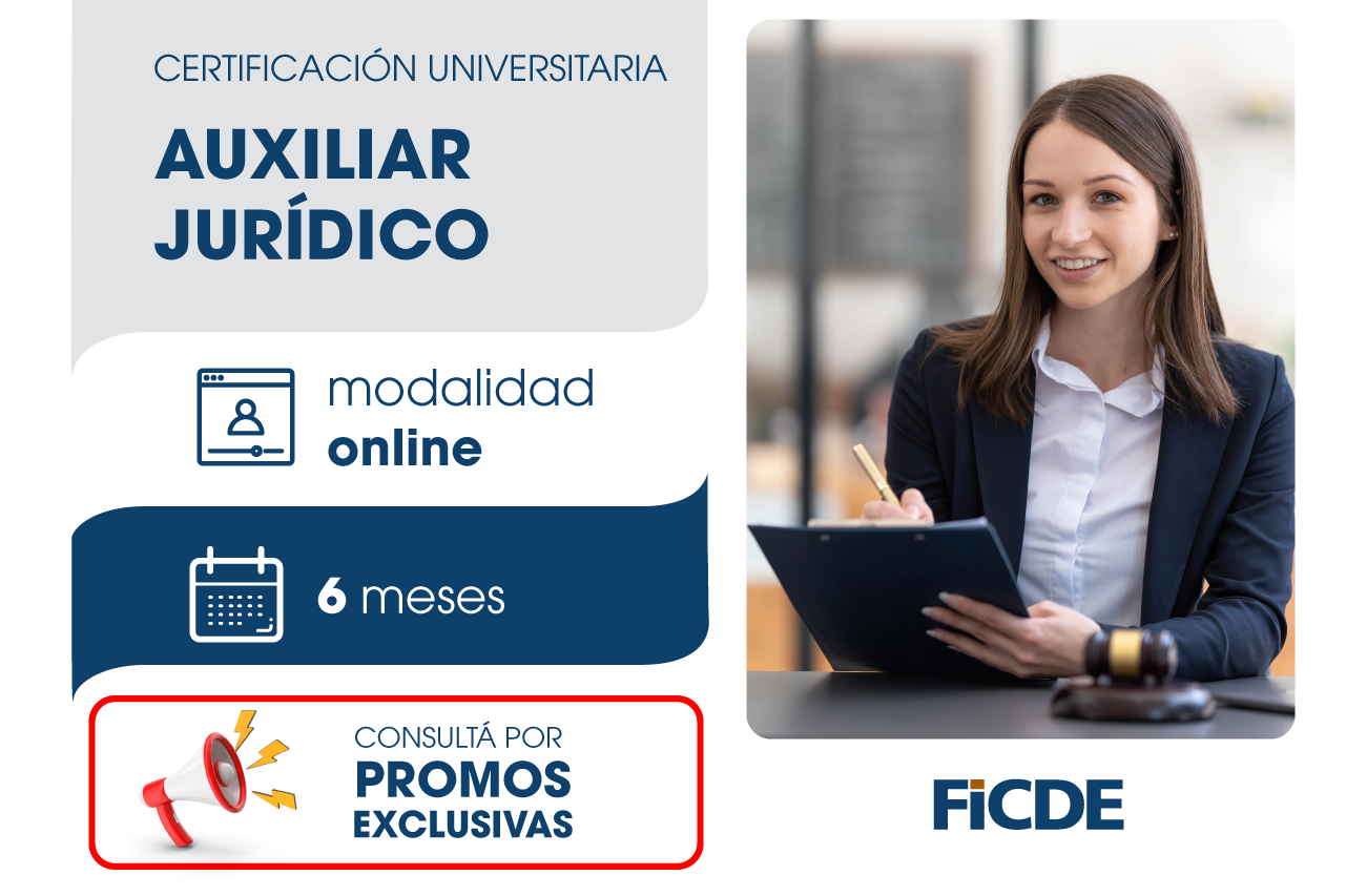 Certificación Universitaria en Auxiliar Juridico – Online