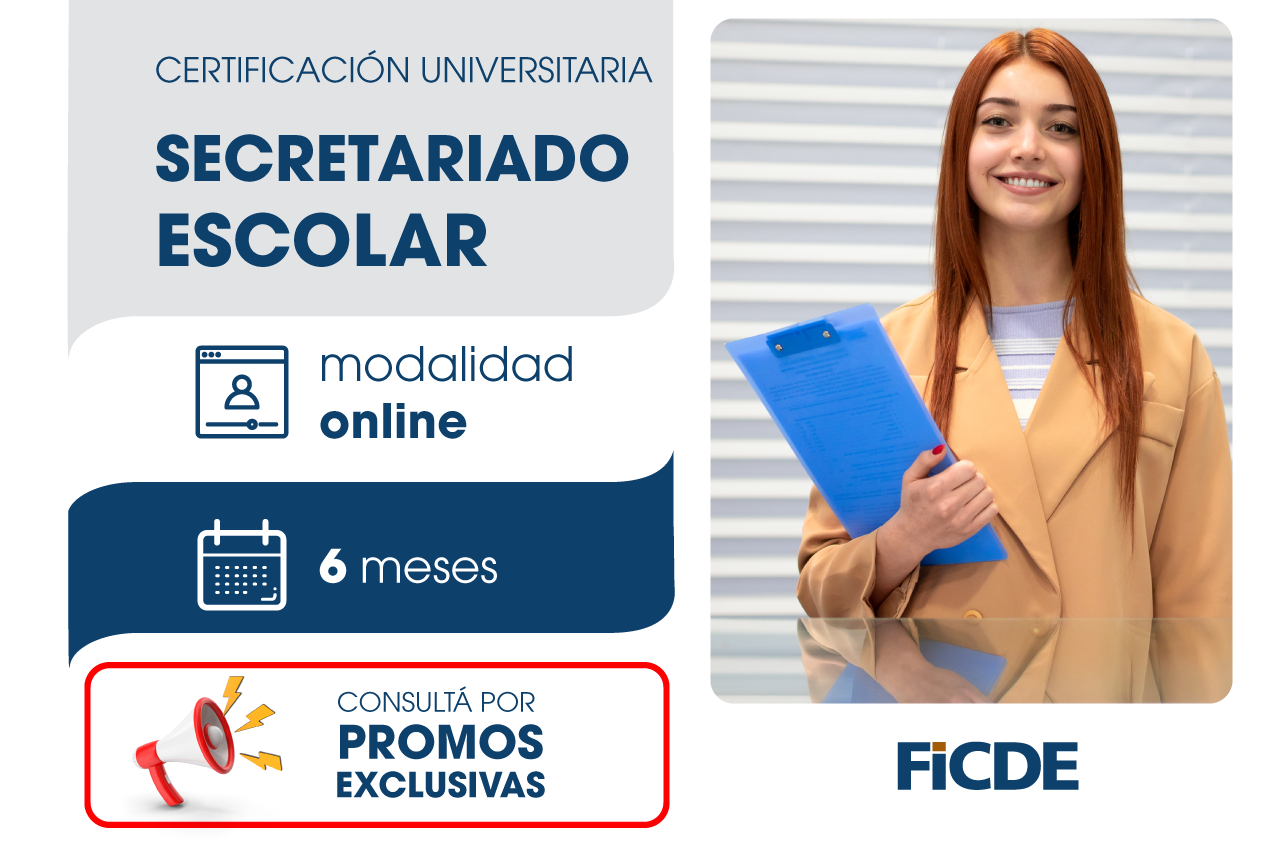 Certificación Universitaria en Secretariado Escolar – Online