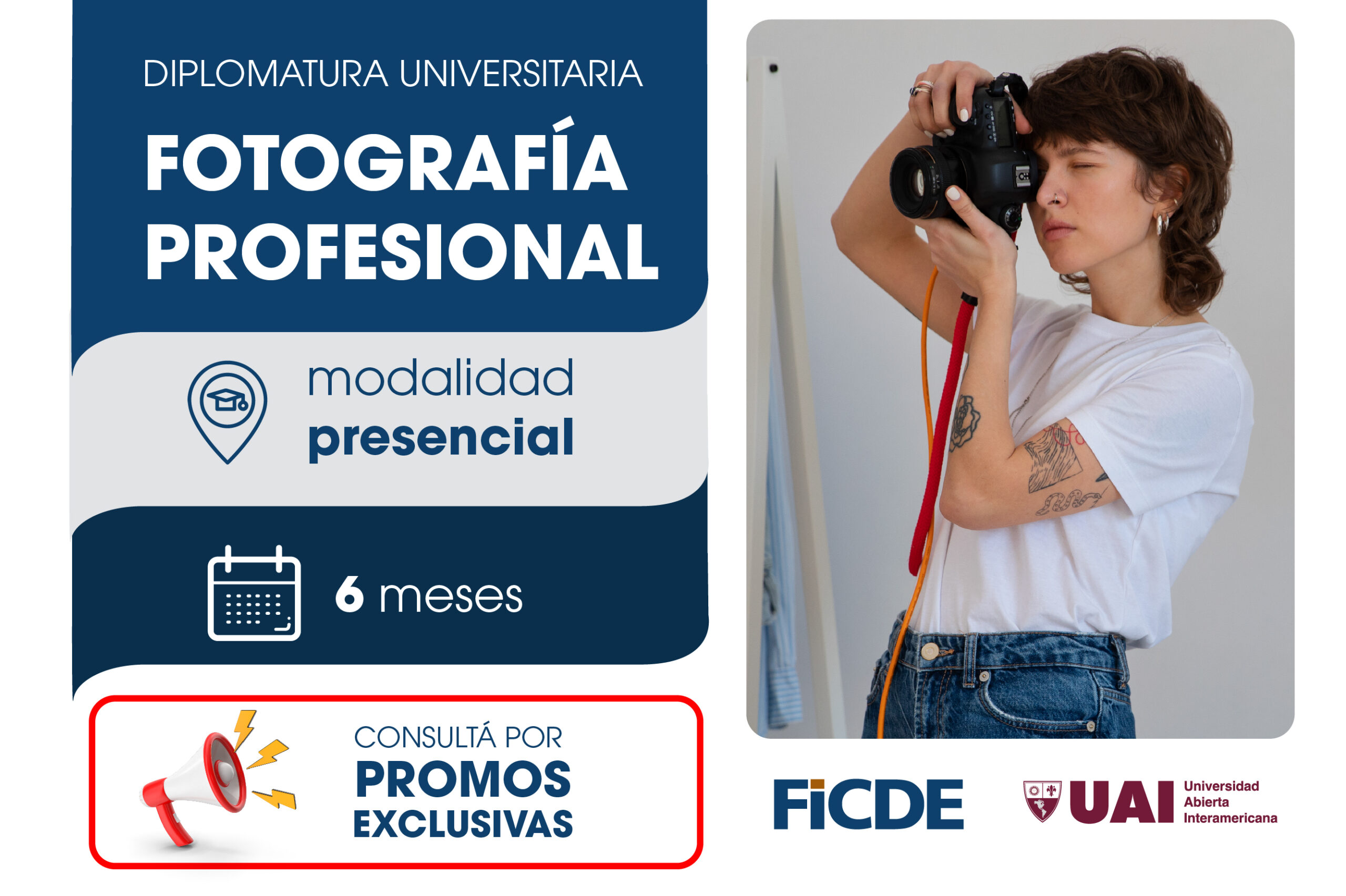 Certificación Universitaria en Fotografía – Presencial