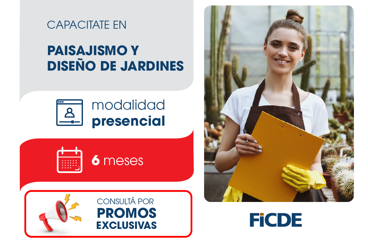Capacitate en Paisajismo y Diseño de Jardines – Presencial