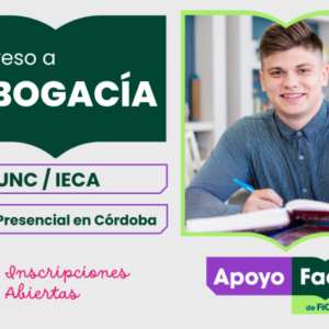 Ingreso a Abogacía Presencial – UNC / IECA
